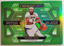 2021 Obsidian Anthony Davis Pitch Black #18 Green Flood