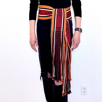 Vintage Navajo Woven Sash Belt 92 display picture 1