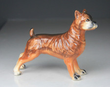 Vintage Ceramic Boxer Dog Standing Figurine 5.75" Tall