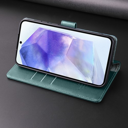Custodia a portafoglio magnetica in pelle per Samsung Galaxy A15 A25 A35 A55 - Foto 14 di 33