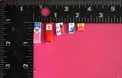 Dollhouse 1:12 Miniature Toiletries Boxes