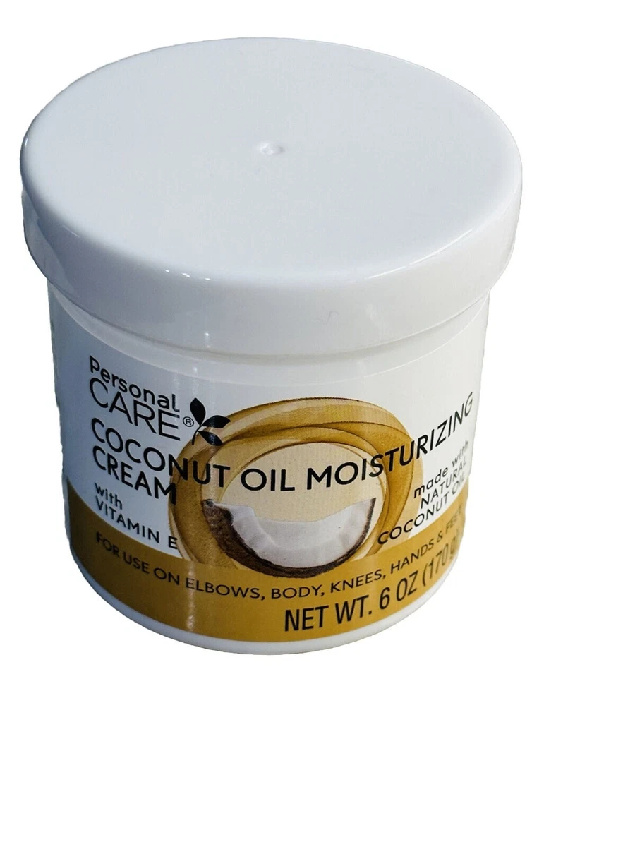 Personal Care Coconut Oil Moisturizing Cream With Vitamin E 6 oz