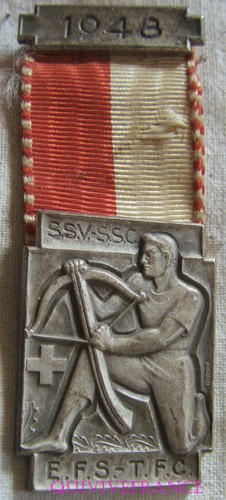 SUISSE - CONFÉDÉRATION HELVÉTIQUE Médaille, Fédération suisse d'escrime
