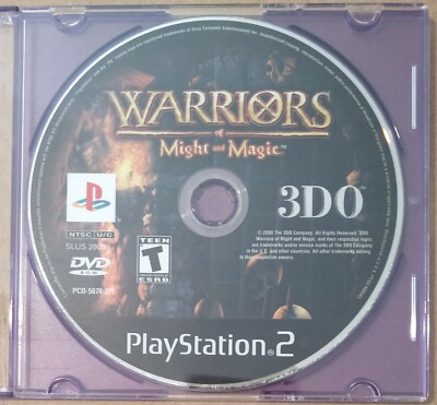 Warriors of Might and Magic (Sony PlayStation 2) Disc Only