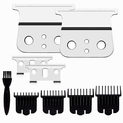 Zero-Gapped Replacement Blades for Andis T-Outliner - 5X Sharper, Pre-Installed