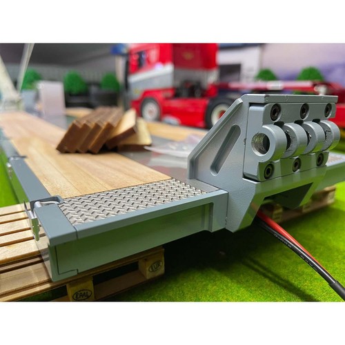 RC Car Updated Flat Module Metal CNC For 1/14 Heavy Trailer RC Tractor Truck DIY - Picture 10 of 10