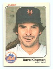 1983 Fleer #548 Dave Kingman
