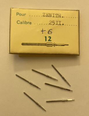 Tige De Remontoir Pour Calibre Zenith 2511 - Pièce D'occasion - Compatible Tiger - Pièce Détachée Montre