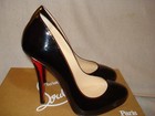 100% AUTHENTIC NEW WOMEN LOUBOUTIN ARGOTIK 120 BLACK PATENT PUMPS/HEELS US 7 — photo 6