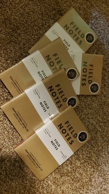 5x Packs Of Field Notes 10th Anniversary Limited Edition 