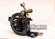 Mictlan Irons Handmade Tattoo Machine Aztek Ornament