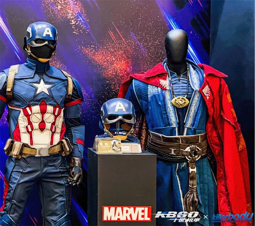 US!!! Killerbody Captain America 1:1 Wearable Helmet Mask Bluetooth Speaker Base - Picture 6 of 19