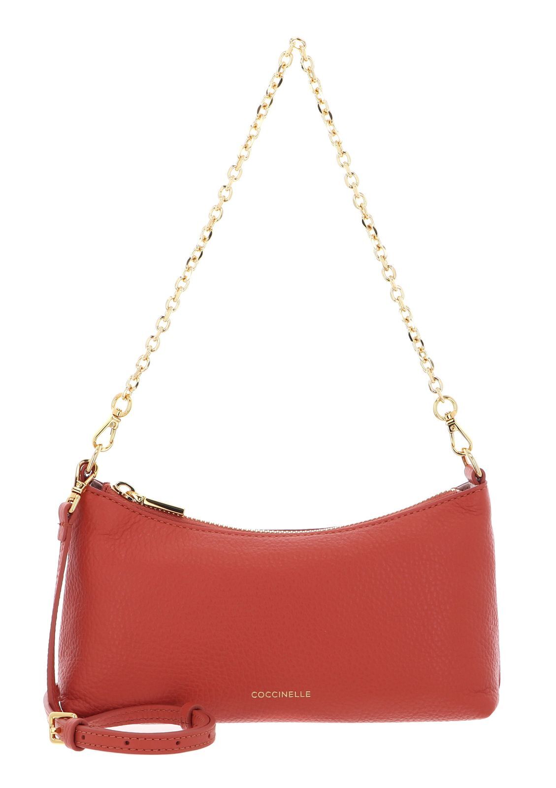 COCCINELLE cross body bag Mini Bag Grained Leather Grenadine Red