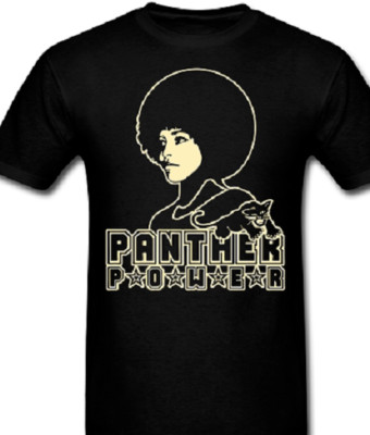 Black Panther Power to people T shirt tee Protest anarchy anarchist 