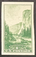Scott#: 756 - National Parks: Yosemite, El Capitan 1¢ 1934 single MNGAI - Lot 10