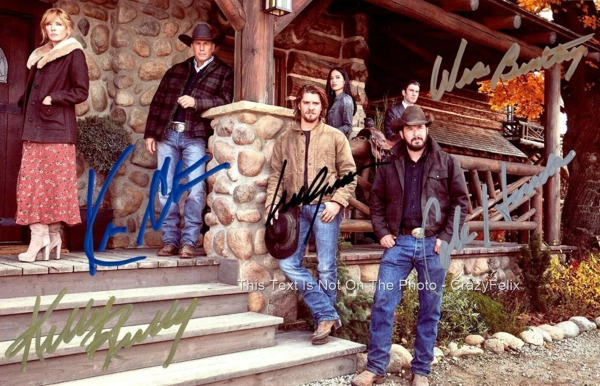 Yellowstone Cast Signed Autograph Photo Rip Netflix Photo Reprint