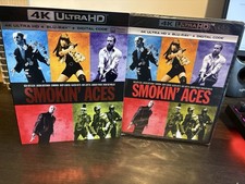 Smokin' Aces 4K UHD & Blu Ray w/ Slip Case US Release NEW & SEALED