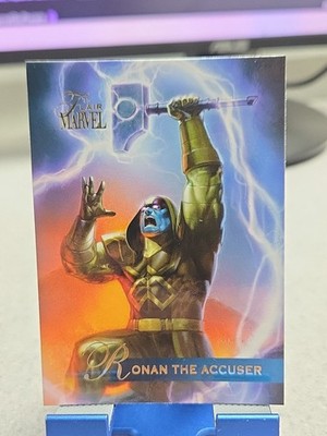 2019 Fleer Flair Marvel Annual BASE Trading Card #63 Ronan The Accuser