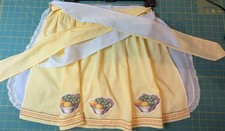 Vintage aprons are in perfect condition
