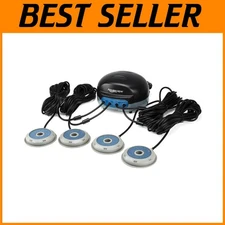 Pond Aeration System - 4 Outlets, Energy-Efficient
