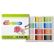 Pentel Crayon Share Pack 12color Set 12color x Body size: 262x236x43mm / 1250g