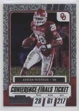 2021 Contenders Draft Picks Conference Finals Ticket 3/99 Adrian Peterson n0c