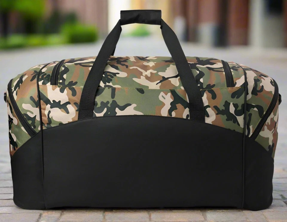 Miami of Ohio Camo Duffel Bag – Official RedHawks Travel, Gym & Sports Bag with - Image 4 of 4
