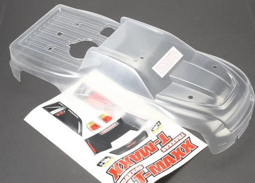Traxxas 4921 - T-Maxx 3.3 Pre-Cut Body, Clear