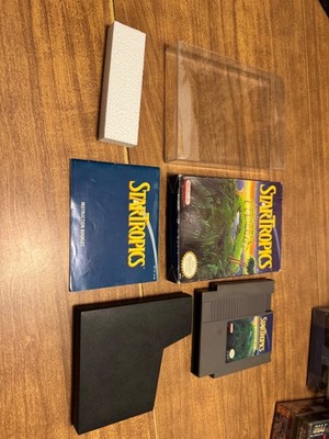 Startropics (Nintendo NES) Star Tropics CIB complete video game NO LETTER