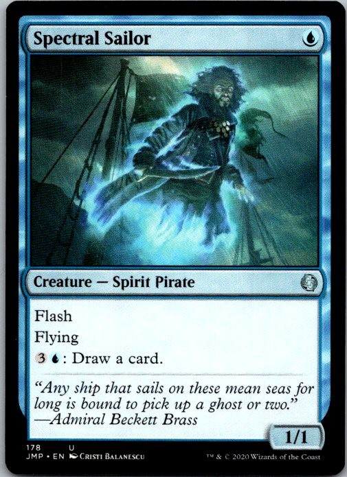 Spectral Sailor 178 Uncommon Jumpstart Magic: The Gathering Near Mint