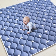 Extra Large Foam Baby Play Mat 79" x 71" Foldable Crawling Mat for Toddlers Infa
