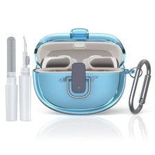 Secure Lock for Bose Ultra Open Earbuds Case 2024 , Clear Blue