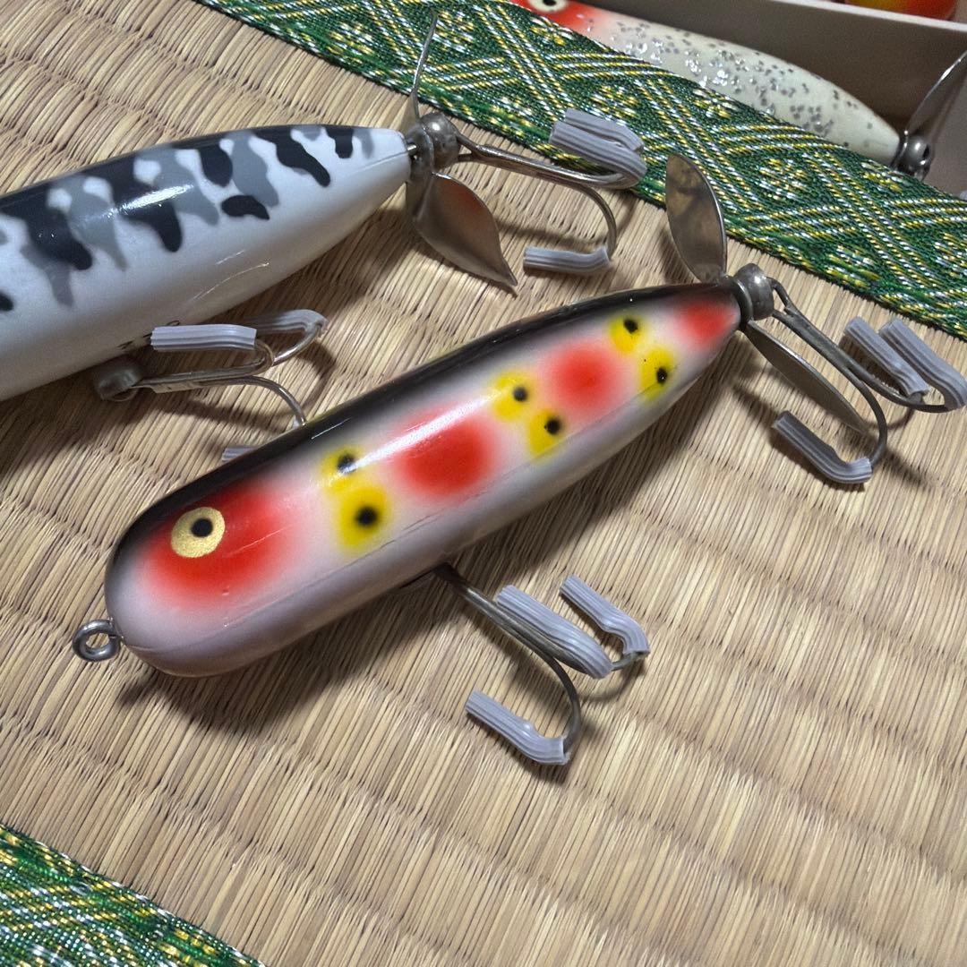 Old Heddon Magnum Torpedo Gray Shiner S Set of 2 - Image 4