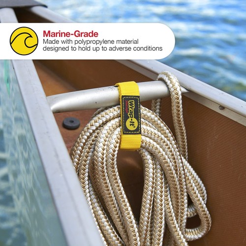 Quick-Strap Cord Wraps, 9 inch (12 Pack) Red - Hook and Loop Strap, Extension... - 第 6/7 張圖片