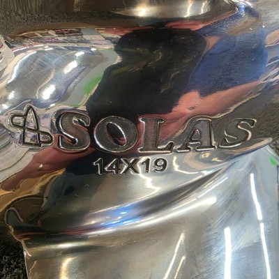 Yamaha 150-175-200-225-250 300 HP Propeller SS RH 14x19 Solas Saturn 3531-140-19