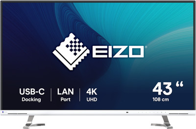 EIZO FlexScan EV4340X-WT 42,5  4K UHD Monitor DEFEKT Displaybruch Ersatzteile