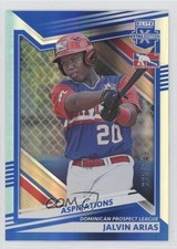 2022 Panini Elite Extra Edition Aspirations Blue 225/349 Jalvin Arias #181 0i4k
