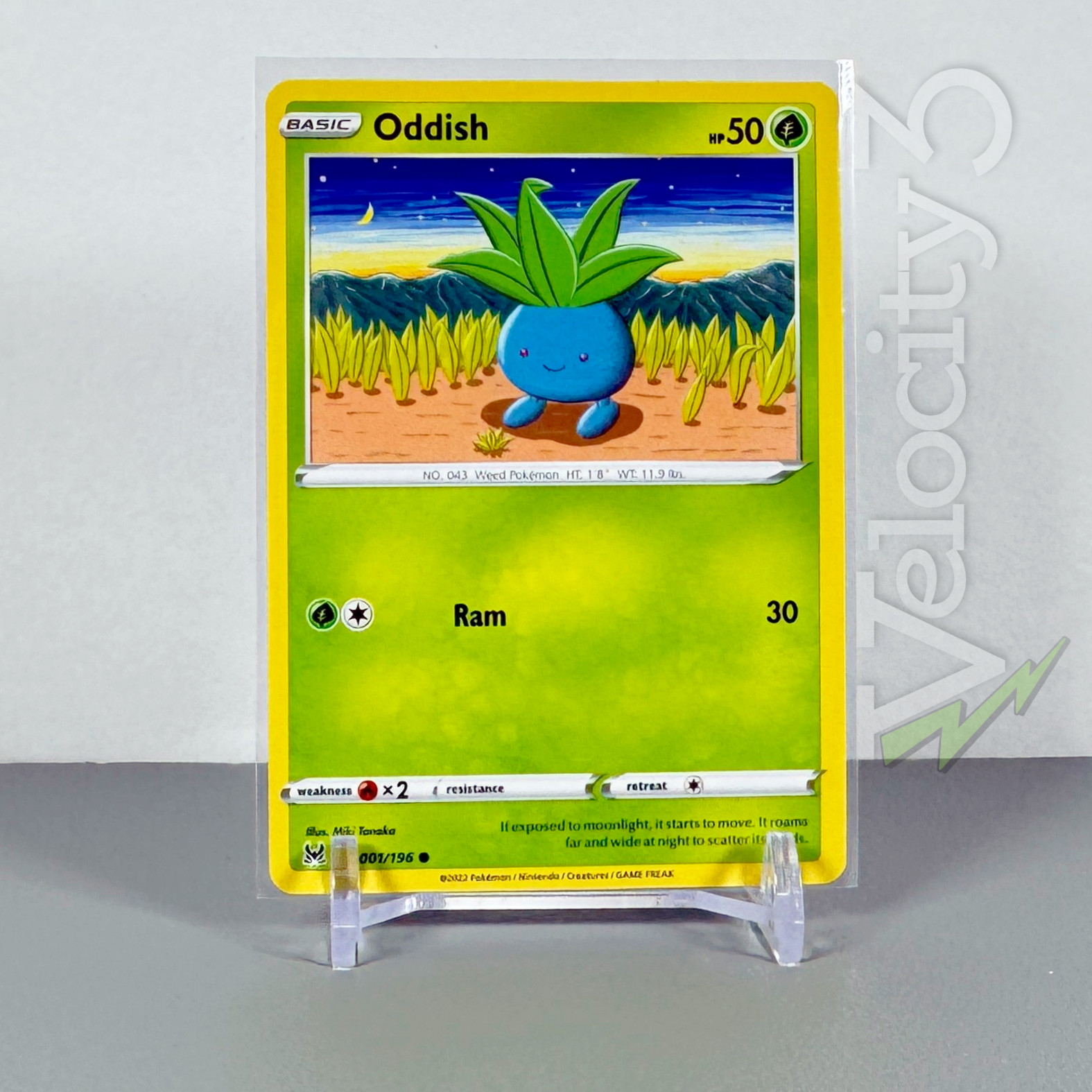 Pokemon TCG Card - Oddish 1/196 Common | 2022 Lost Origin | NM/Mint