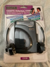 Vtg GPX Gran Prix Personal Cassette Player AM/FM Radio C3120 New Sealed