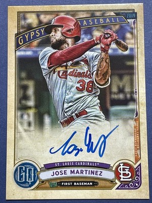 2019 Topps Gypsy Queen #GQA-JM Jose Martinez Autograph St. Louis Cardinals