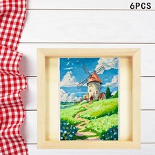 6 panneaux de bois pour travaux manuels, projets artistiques, panneaux de