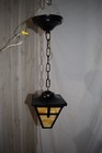 Antique Mission  Stained Glass Pendant Ceiling Fixture — photo 2