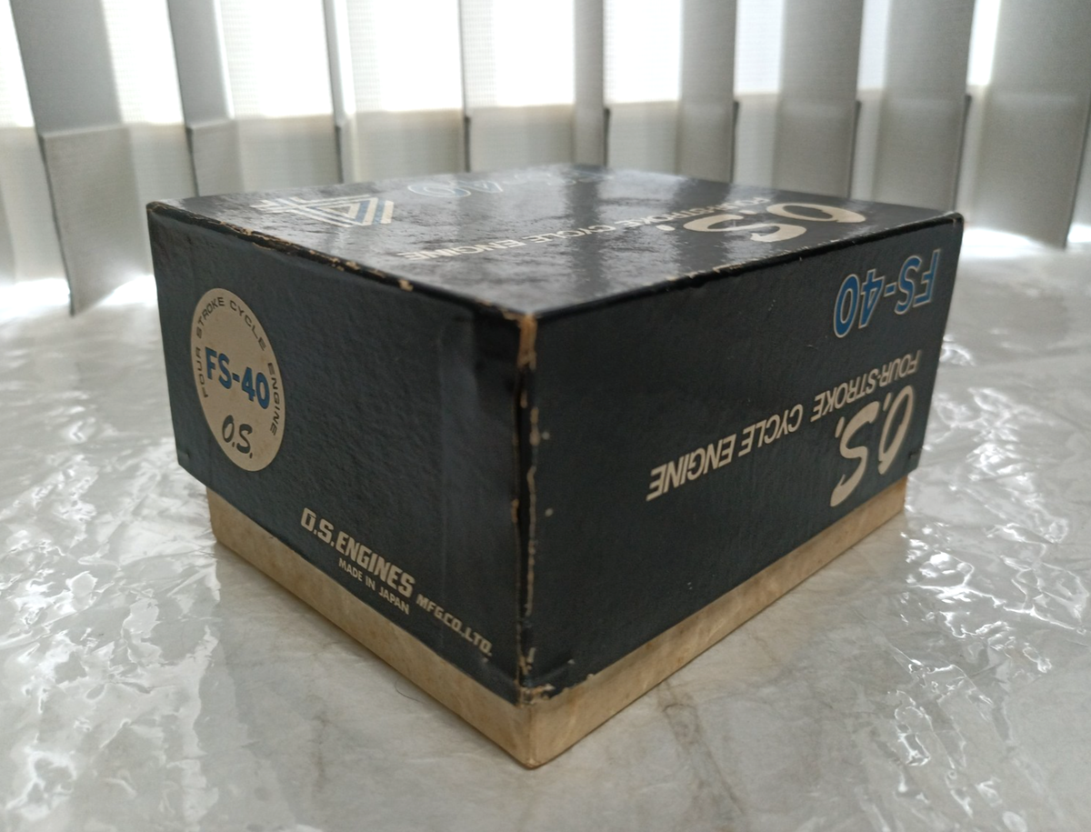 O.S. FS-40 Four Stroke Engine Muffler/Box & Manual Vintage NOS | eBay
