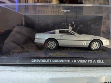 JAMES BOND 007 - CHEVROLET CORVETTE - A VIEW TO A KILL SCALA 1-43 MODELLINO AUTO