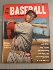 1952 Street & Smith's Baseball Pictorial Yearbook Stan Musial FAIR/GOOD Condit.