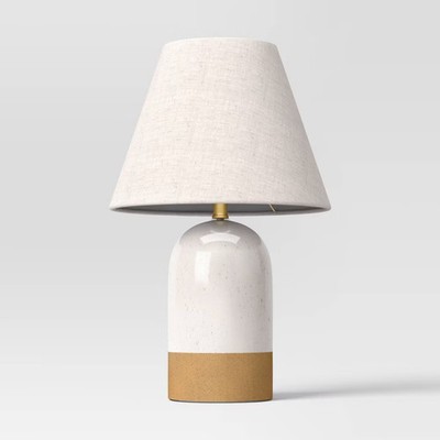 Ceramic Table Lamp Cream/Tan - Room Essentials