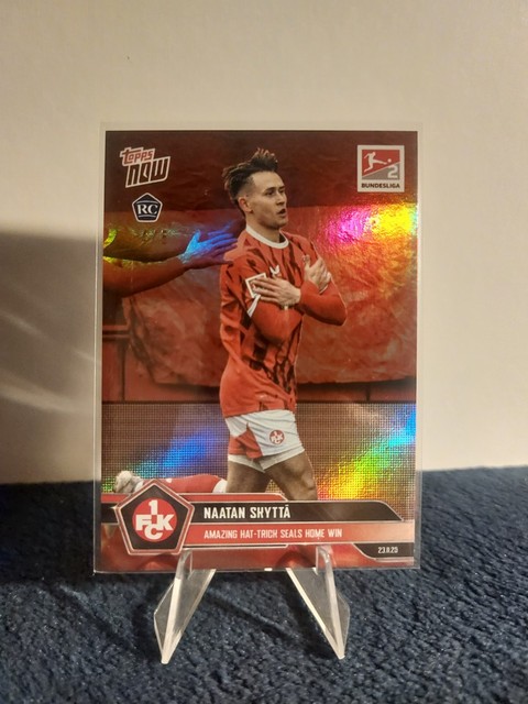 Naatan Skyttä/5 Topps Now Bundesliga 2025/26 - 1. FC Kaiserslautern RC EN Red