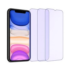 iPhone 11 -3 Pieces HD Blue Light Protective Film  Mounting Kit Included