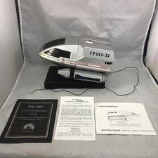 Star Trek Next Generaton Shuttlecraft Magellan AM/FM Digital Radio Loose Working