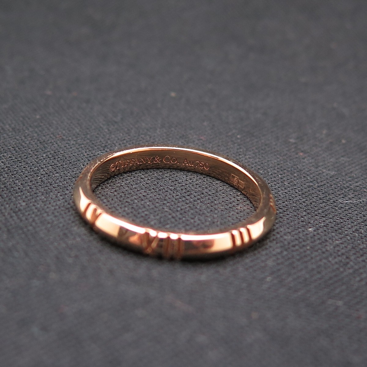 Tiffany & Co. 18K Rose Gold Atlas X Closed Narrow Ring Size 9 | eBay